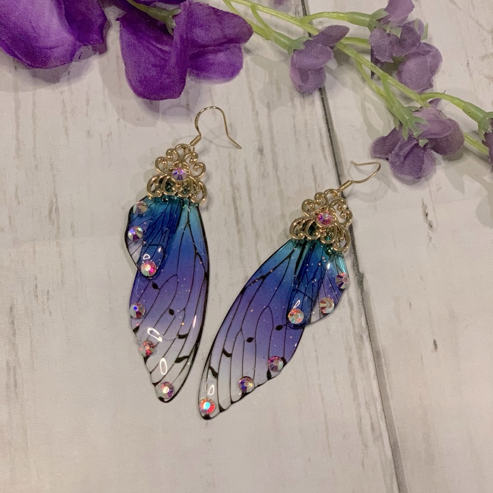 Whimsical Fairy Butterfly Earrings